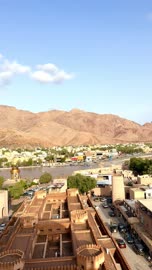 فيديو من زاوية علوية لقلعة نزوى التاريخية سلطنة عمان
