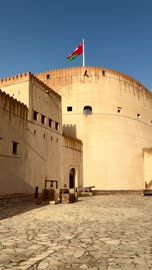 Nizwa Fort Castle Historic Heritage Site Oman Video