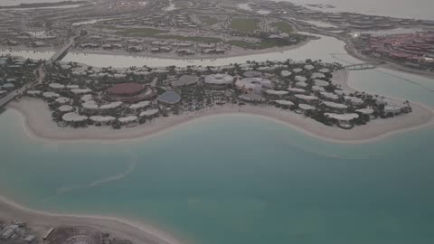 Luxury Island Resort Saudi Arabia Aerial Drone Footage