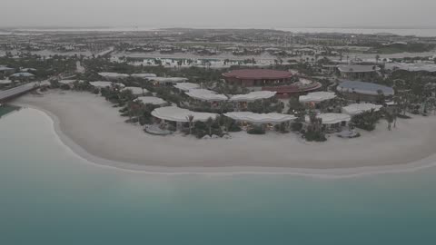 Luxury Beachfront Resort Aerial Drone Footage Saudi Arabia