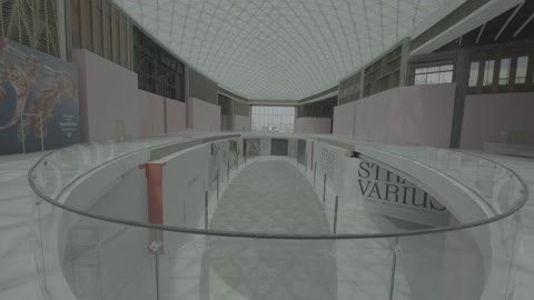 Empty Westfield Mall Jeddah Modern Interior Footage