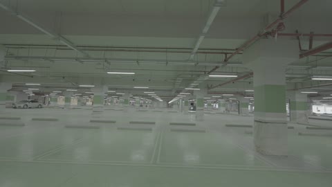 Westfield Mall Jeddah Underground Parking Lot Footage