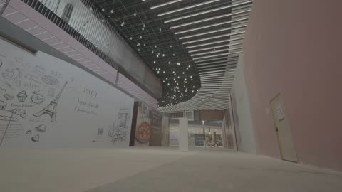 Westfield Mall Jeddah Modern Interior Hallway Video
