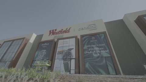 Westfield Jeddah Mall Modern Exterior Facade Footage