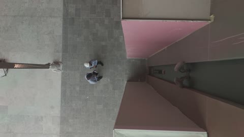 فيديو مهندسين في مول ويستفيلد بجدة من زاوية علوية