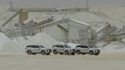 Esnad Vehicles at Rimah Monitoring Center Saudi Arabia