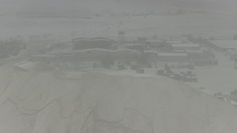 Rimaah Observation Center Saudi Arabia Aerial Sandstorm