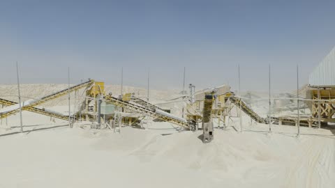 Ramah Monitoring Center Quarry Aerial Drone Shot