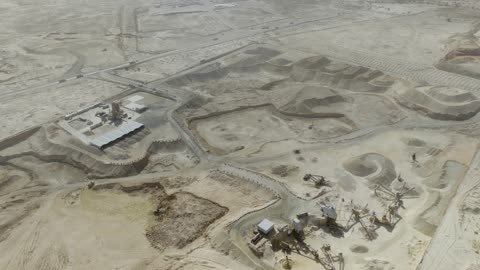 Rimah Monitoring Center Quarry Aerial Drone Footage