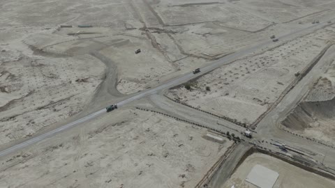 Remah Monitoring Center Saudi Arabia Aerial Drone Footage