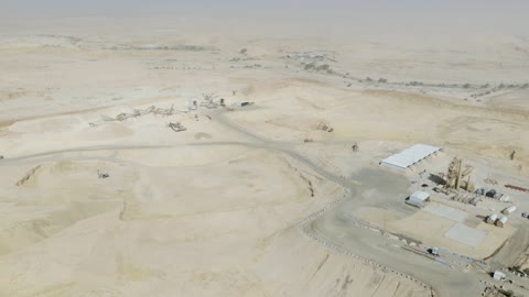 Ramah Monitoring Center Desert Aerial Drone Footage