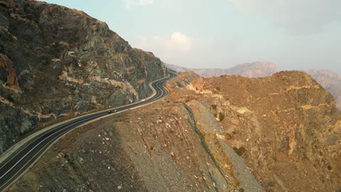 Al Shafa Road Taif Aerial Drone Video