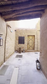 Al Ula Old Town Historic Mud Brick Alleyway Footage