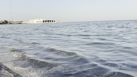 شاطئ العقير الأحساء مياه البحر الساحلية السعودية