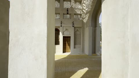 Al-Ahsa National Park Traditional Gate Architecture Saudi Arabia