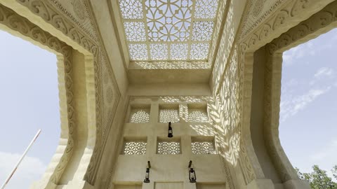 Al Ahsa National Park Gate Architecture Saudi Arabia