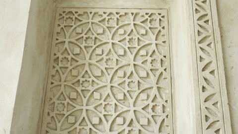 Al Ahsa National Park Gate Traditional Carvings