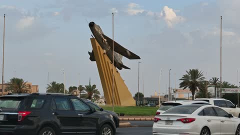 fighter-jet-monument - Stock Footage Video - Exclusive Arab Gulf Videos ...