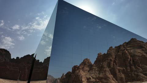 Maraya Building AlUla Saudi Arabia Desert Architecture - Video